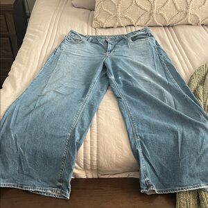 American Eagle Outfitters Light Blue Flare Jeans